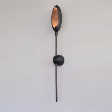 Stone Wall Light | Matte Bronze and Hammered Bronze Sconce – Jagmag Lights