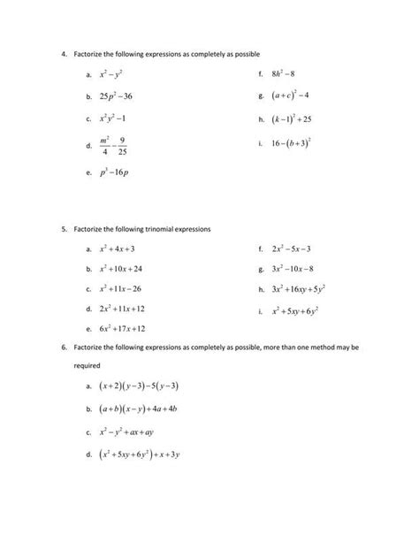 Math Factorization Algebra 的图像结果