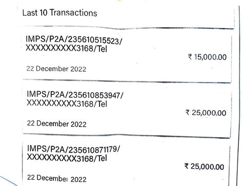 ICICI Bank — Transfer of fraudulent Transferred amount.