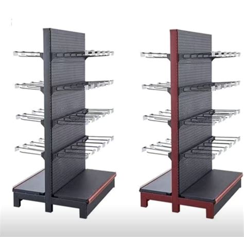 Customize Double Side Retail Grocery Metal Display Rack Supermarket Shelving Store Fixture ...