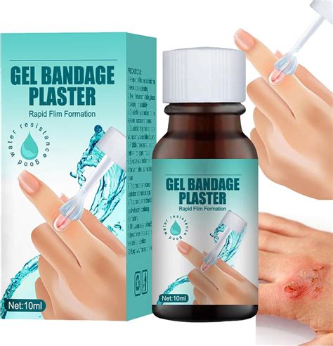 GHEART Waterproof Wound Glue,Skin Liquid Plaster,Liquid Bandage ...