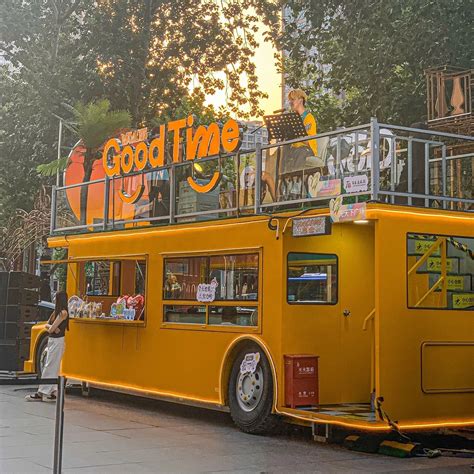 Fully Equipped Solar Powered Food Truck Big Food Trailers Restaurant On ...