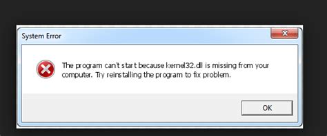 kernel32.Dll Error or Missing to Windows Computer [Solution]