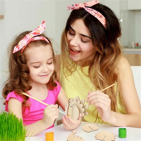 Buy Turkey Wooden DIY Art & Craft Base 3D Cutouts Design Sheet Cliths