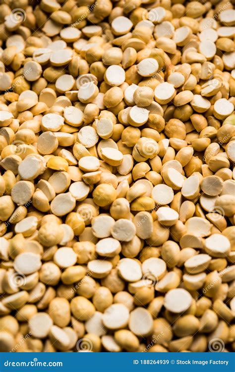 Chana Dalia or Daliya or Roasted Chick Pea Bengal Gram Stock Image ...