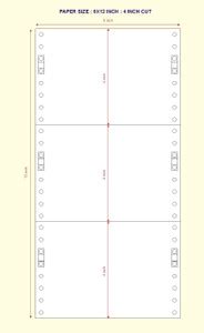 Flipkart.com | Meghraj Dot Matrix Printer Paper Continuous 6x12x2=4" 70 ...