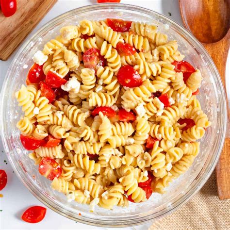 4 Ingredient Pasta Salad - The Domestic Spoon