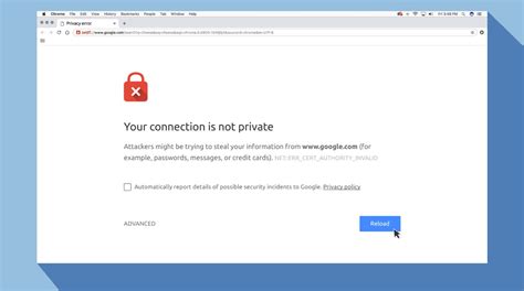 Google Website Privacy Error 的图像结果