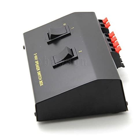 Generic 2 Way Pair Speaker Selector Switch Switcher Switching Box ...