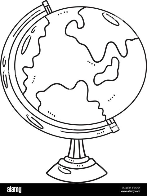 World Globe Coloring Pages