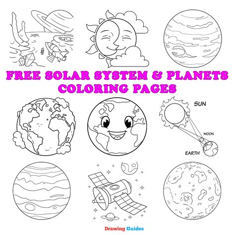 Printable Coloring Pages For Kids Planets
