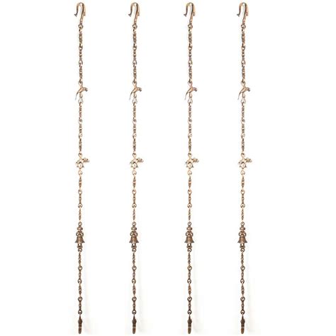 Brass Porch Swing Metal Chain Set For Zula (Set Of 4 Piece)