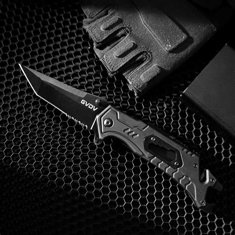 Buy GVDV Multitool Pocket Knife for Men - 8 in 1 Survival Folding Knife ...