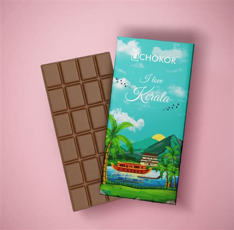 CHOKOR I Love Kerala - White Chocolate Bar