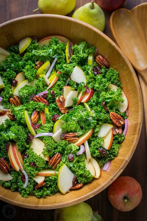 Kale Salad Recipe Massaged Kale Salad (Easy Lemon Dressing) Evolving