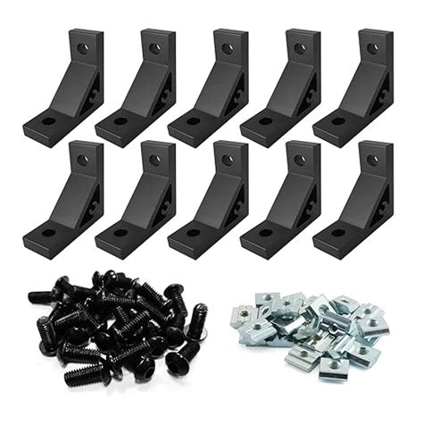 FORRCKY 10 Sets Heavy Duty 2020 Aluminum Extrusion Corner Bracket 20 ...