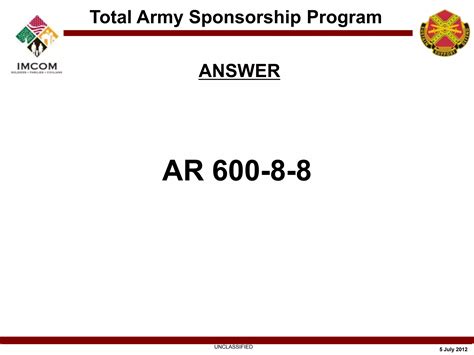 Army Community Service - Sponsorship Training | PPTX