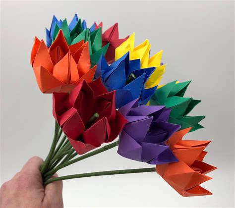 Origami Flower with Rectangle Paper: A Step-by-Step Guide – easy ...