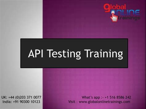 API Testing Online Training 的图像结果