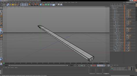 Surveyors Rod Rigged for Cinema 4D 3D model | 3D Molier International
