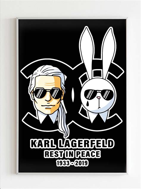 Rip Karl Lagerfeld Poster - Poster Art Design