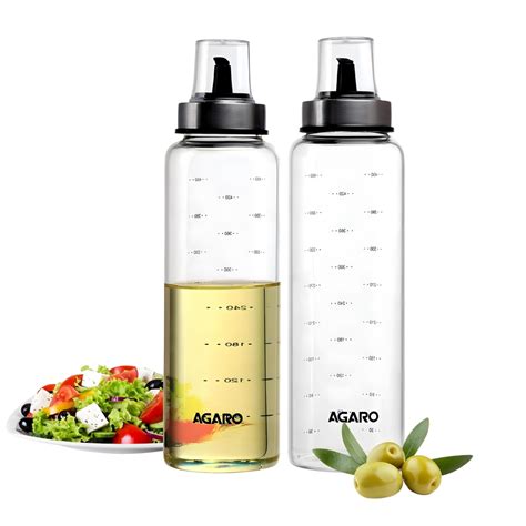 AGARO Elite Borosilicate Glass Oil Dispenser With Capacity Markings, P ...