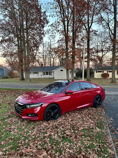 Custom Red Honda Accord