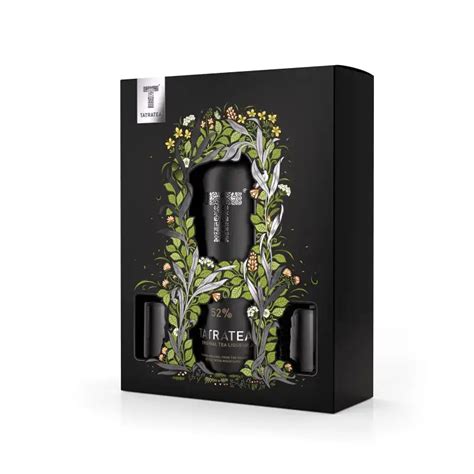 Tatratea Liker Original Tea 52% 0,7l Set s kozarcema