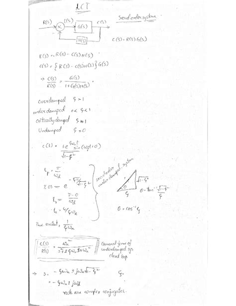 Lct - linear control theory - Electronics and Communication Engineering ...