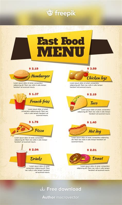 Fast Menu Design Ideas 的图像结果