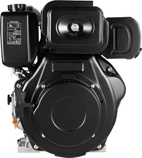 Amazon.com : Diesel Engine, Horizontal Shaft Diesel Engine 4 Stroke 10HP 418CC 3600RPM 6.3KW ...