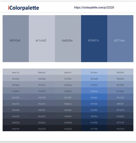 14 Latest Color Schemes with Ghost And Cadet Blue Color tone ...