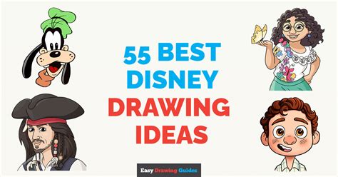Disney Cartoon Characters Drawing Step By Step Free - Infoupdate.org
