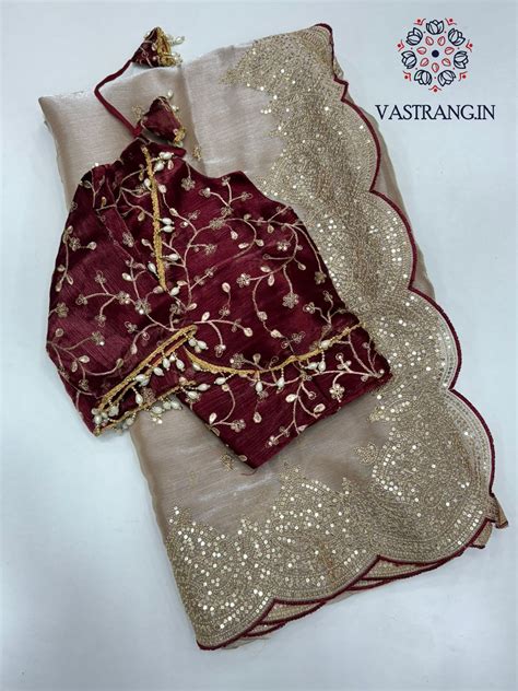 New Partywear Wear Zimmy Choo Silk Embroidery n Sequence Work Fancy De ...