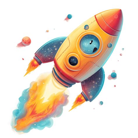 Rocket Ship Cartoon