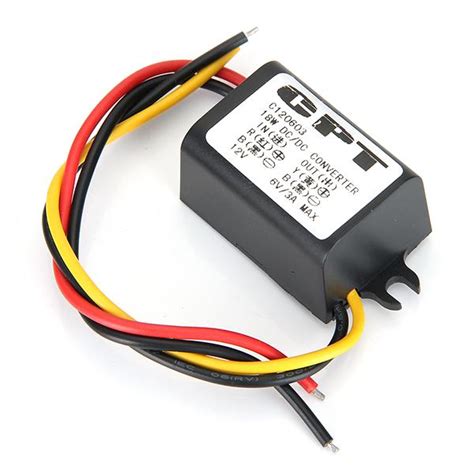 Buy 12V to 6V DC-DC Buck Converter Step Down Module Power Supply ...