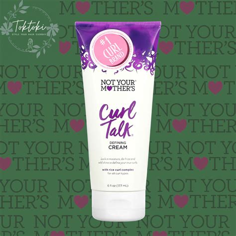 Jual NOT YOUR MOTHER'S Curl Talk Defining Cream - 177ml | Shopee Indonesia