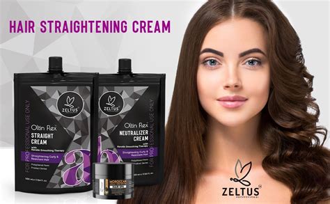 ZELTUS Straightening Cream Kit (Smoothing Cream & Neutralizing Cream ...
