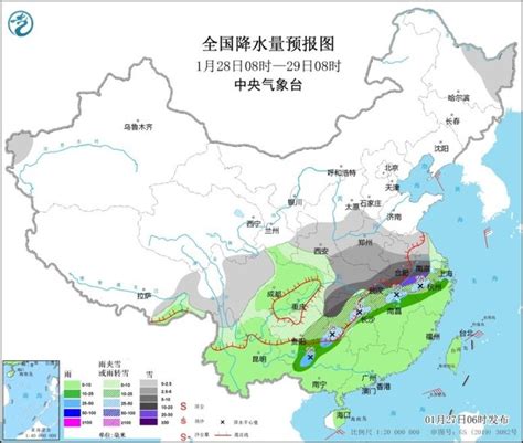 大范围雨雪天气进入最强盛时段 未来三天全国天气预报——上海热线新闻频道