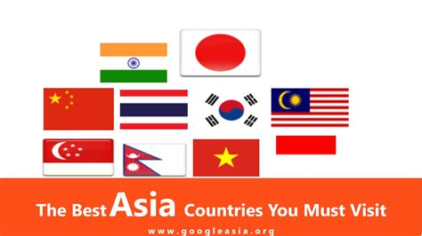 STEP 2: The Best Asia Countries You Must Visit-1 - GoogleAsia.ORG 1001 ...