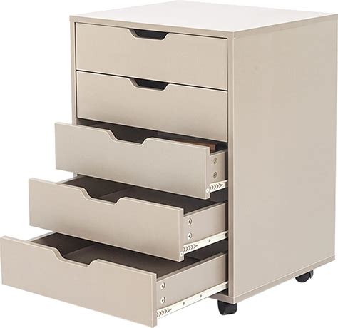 Salfanre Brown Wood Storage Cabinet with Lock - Ideal for India | Ubuy
