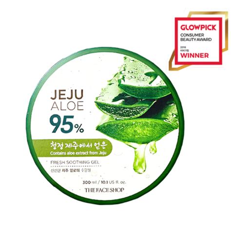The Face Shop Jeju Aloe Fresh Soothing Gel (300 ml) – KOJA INDIA