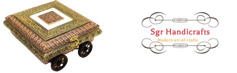 Buy Handicrafts Decorative Empty Oxidized Wooden Dry Fruit Box/ Sweets ...