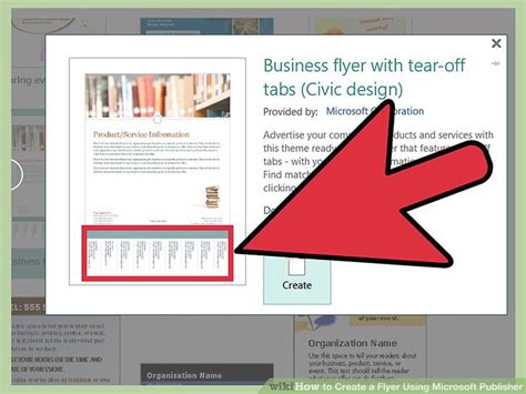 Image result for How to Make a Flyer Using Publisher