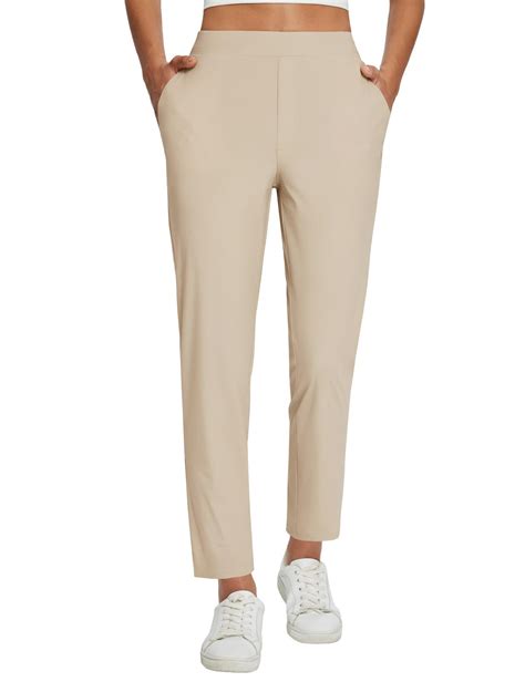 baleaf Womens Khaki Work Pants Lightweight Dressy Pants Stretch with ...