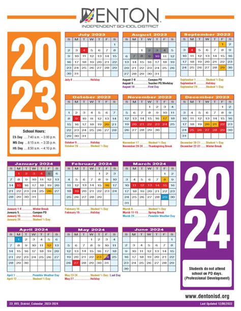 Prosper Isd 2024 - 2025 Calendar Printable | Calendars 2025