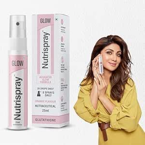 Nutrispray Glow Japanese Glutathione Oral Spray 25 ml (Pack of 1 ...
