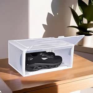 Kuber Industries Sneaker Box | Plastic Stackable Shoe Organizer | Multi ...