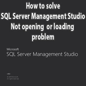 Image result for SQL Management Studio Not Opening