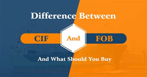 Difference Between CIF and FOB and What Should You Buy | Credebt Shipping